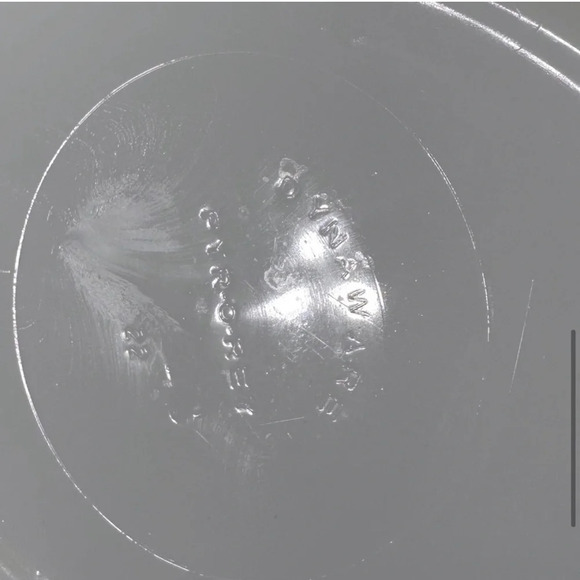 Vintage  Dynaware Pyr-O-Rey Brown Daisy Shallow Oval Milk Glass Casserole Dish - Picture 7 of 10